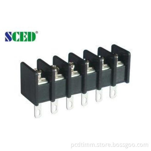 Right Angle Barrier Terminal Block, 300V 15A Pitch 7.62mm P